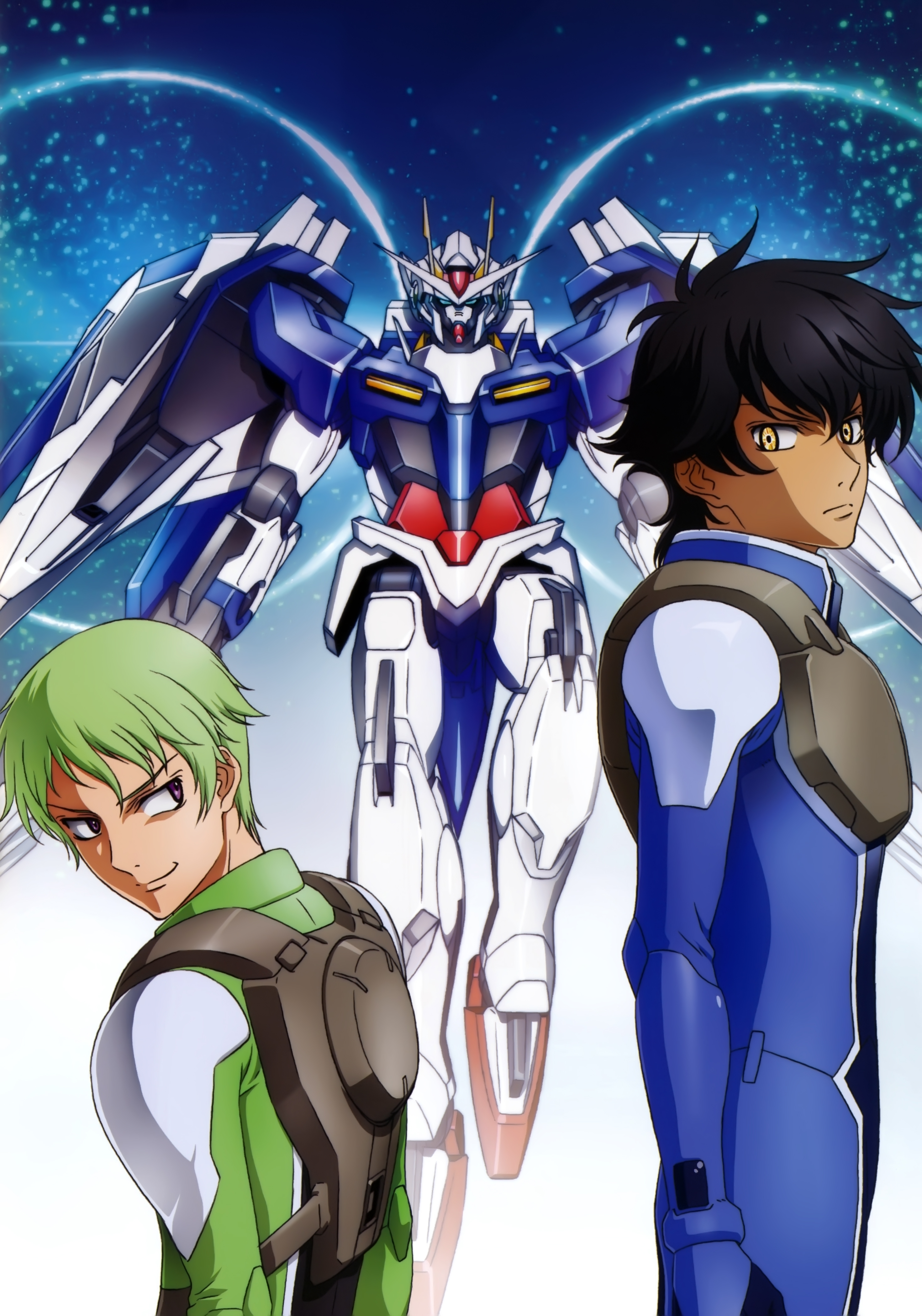 gundam gundam 00 00 raiser ribbons almark setsuna f seiei bodysuit male